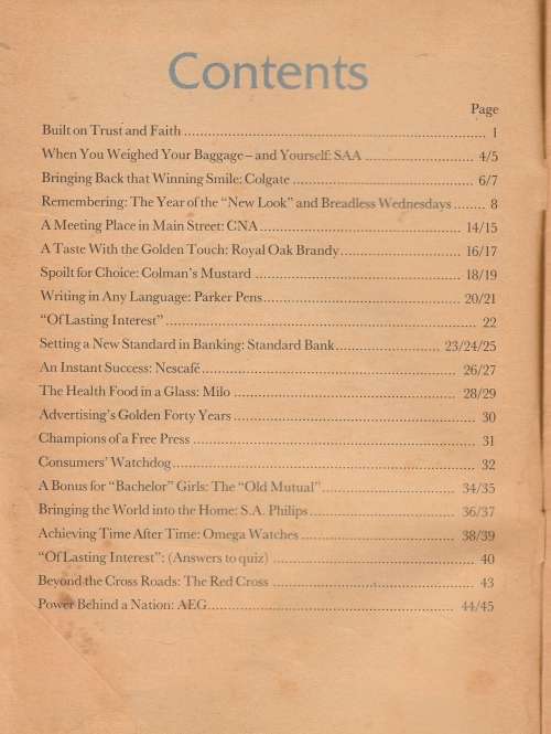 Reader`s Digest- 40 Years On - Celebrating 40 years in South Africa - Booklet 1988