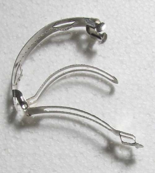 Semi-Circle Metal Blank French Barrette Hair Clip / Hair Pin - DIY Craft
