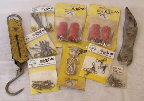 Dolphin Fishing Tackle, Coastal Fishing Guide, Vintage Fish Scale and Scaler