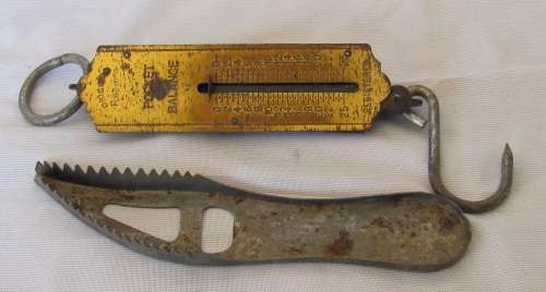 Dolphin Fishing Tackle, Coastal Fishing Guide, Vintage Fish Scale and Scaler