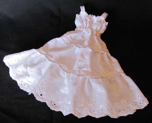 Barbie Dolls - 11.5 inch (30cm) Fashion Dolls White Anglaise Lace Dress