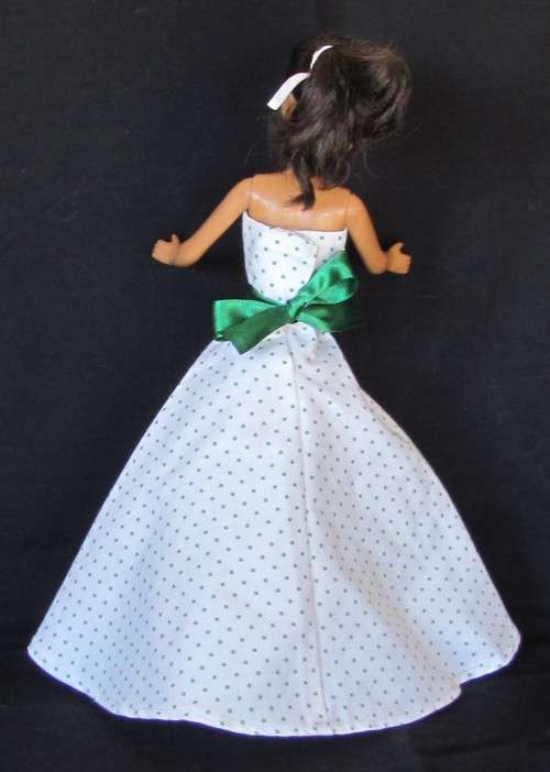 Petite 26cm Fashion Dolls (Barbie Skipper,Simba,Disney etc) Strapless Dress