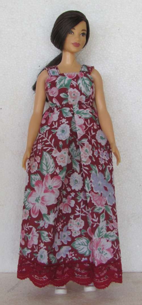 Barbie Curvy Dolls - Fashion Dolls Long Sundress