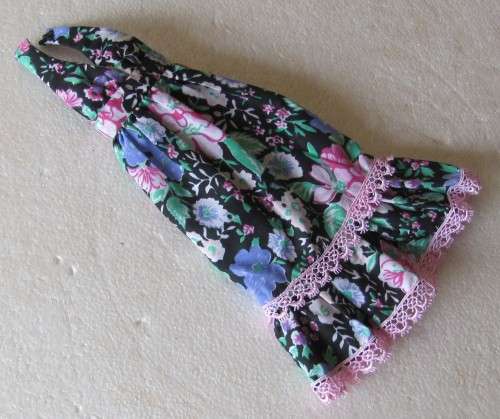 Curvy Fashion Dolls (Barbie,etc) Handmade Long Halterneck Dress