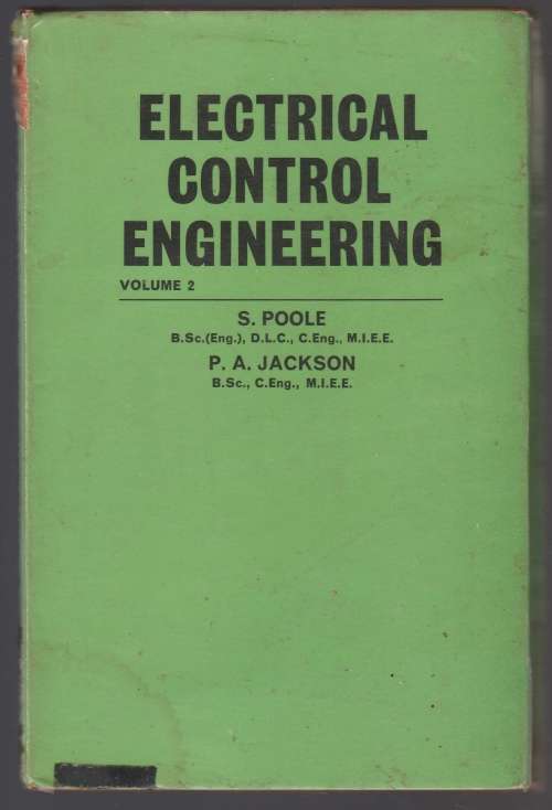 ELECTRICAL CONTROL ENGINEERING Volume 2 - 1967