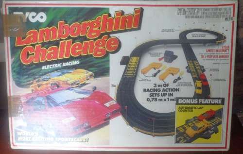 Vintage - 1988 TYCO LAMBORGHINI CHALLENGE Scalelectric