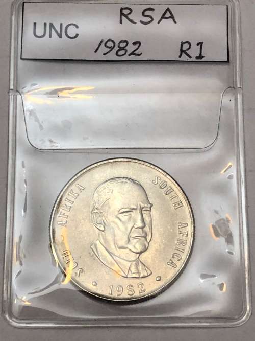 1982 South Africa R1 . UNC