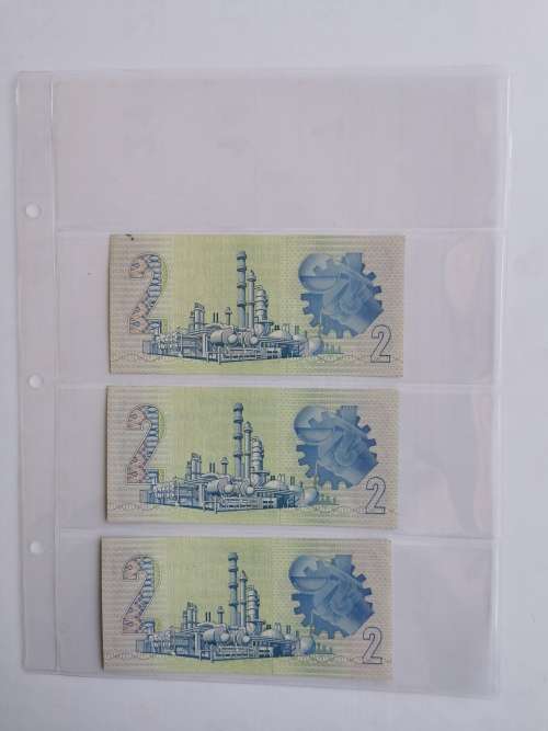 BANKNOTE PLASTIC BAGS, 4 POCKET PAGE. 58mm x 180mm. (no money)