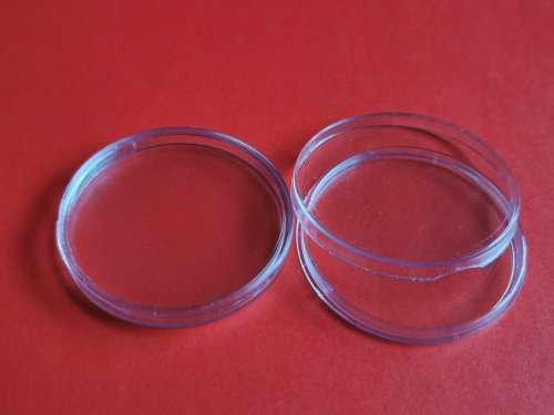 40mm Coin Capsules. Fit USA 1oz silver coin.