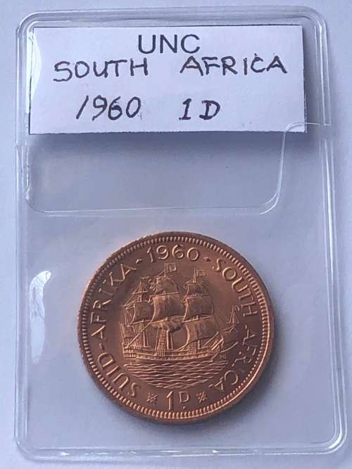 South Africa 1960 1D, UNCirculated