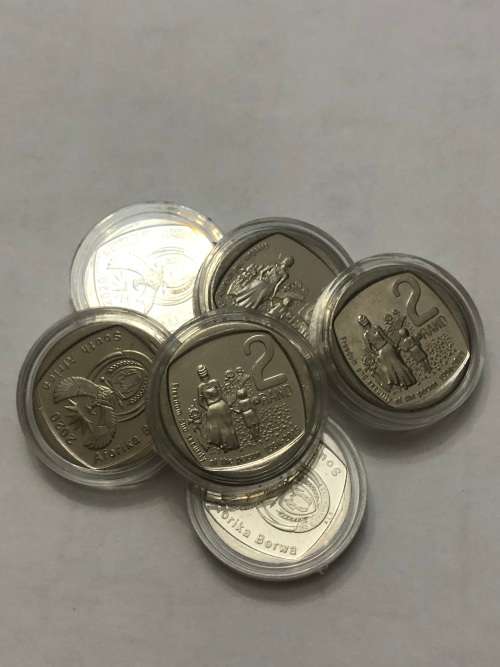 2020 South Africa R2 Coin UNC.in coin capsules.(price for one)