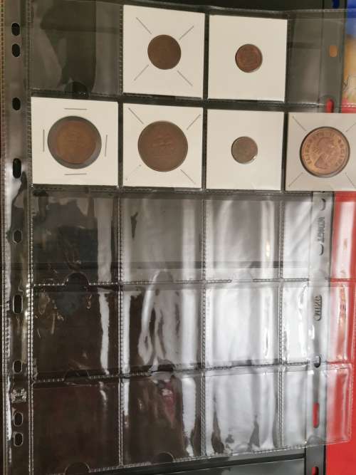 A4 Nine Holes, 20 POCKET PAGE FOR HARTBERGER SELF - Adhesive Coin Holders