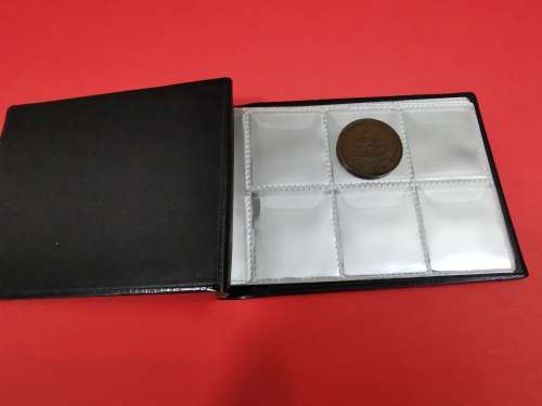 60 (35mm x 35mm) Coin Album, Fit 1 Penny.