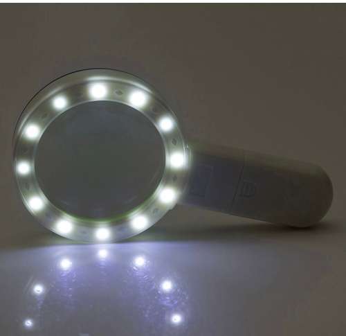 30 magnifying glass, LED Light. Effective diameter:80mm