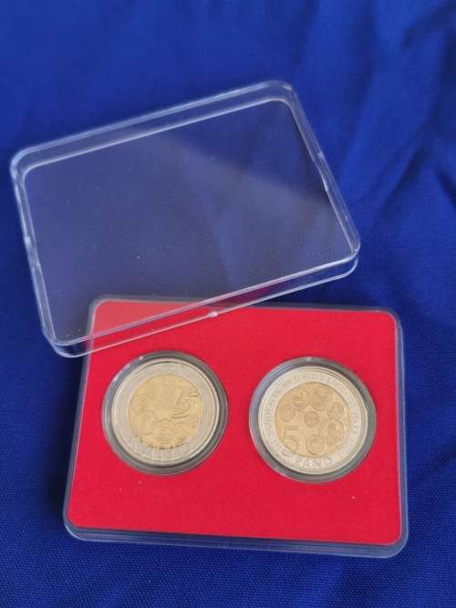 South africa R5 x 2 (2011 and 2021) UNC.