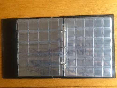 A5 Black Universal coin Albu,With pages.(5 x 42, 5 x30, 5 x 20)