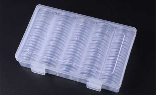 26mm Coin Capsules. Box 90pcs.Fit R5 coins.