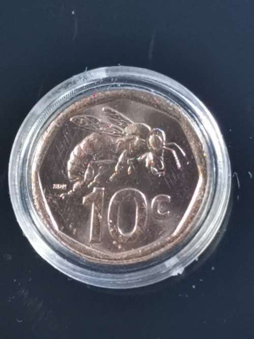 NEW!!! 2023 South Africa 10c UNC, In Coin Capsules.