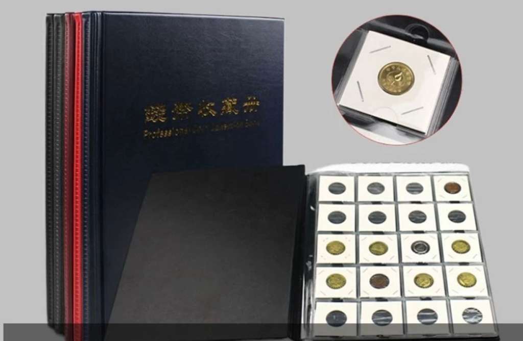 Coin Holders Flip Album. 200 Pocket.(no coin)