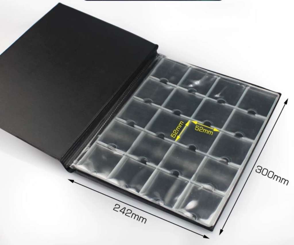 Coin Holders Flip Album. 200 Pocket.(no coin)