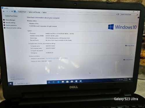 DELL INSPIRION 3521 i3 NOTEBOOK 4GB RAM