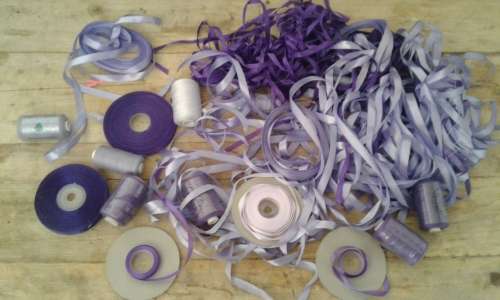 Whole lot of good quality laces , ribbons, cotton, buttons (check pictures)