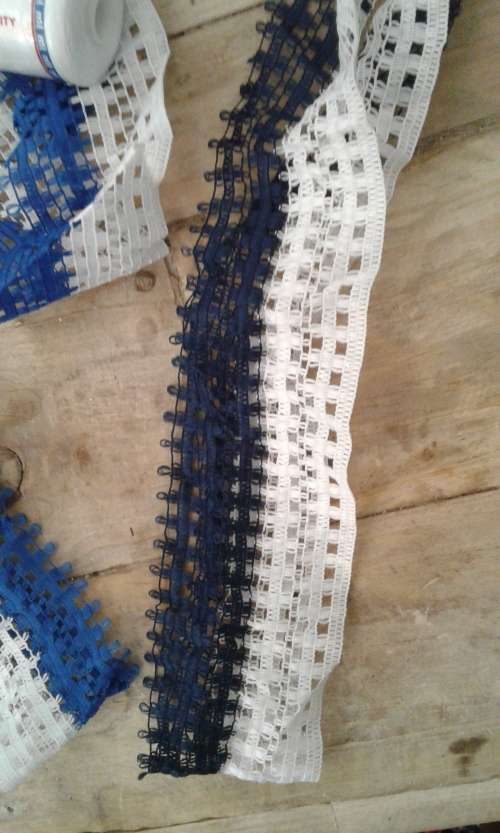 Whole lot of good quality lace, ribbons and cotton. Check all pictures