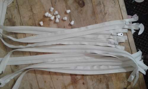 Whole lot of good quality pink,beige, white lace, ribbons, zip, cotton(check all pics)