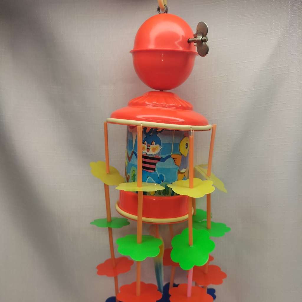 MUSICAL TOY NURSERY MERRY GO ROUND, works!!!!