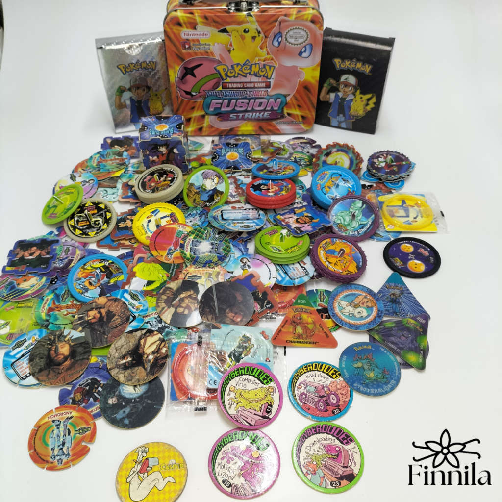 Pokemon Cards and Simba Chips Collectable Cards (Pokemon not real)!!!