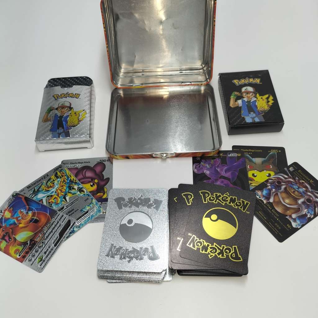 Pokemon Cards and Simba Chips Collectable Cards (Pokemon not real)!!!