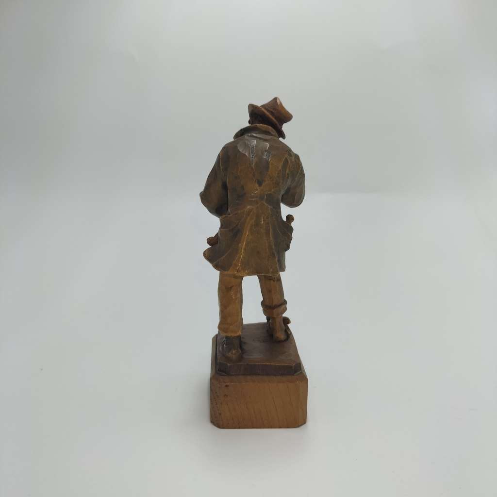 1950's Italian Anri Folk Art Violin Maker Wood Carving!!!