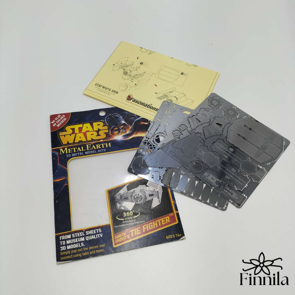 Star Wars 3D Metal Model Kits, Darth Vader's Tie Fighter (Complete) !!!