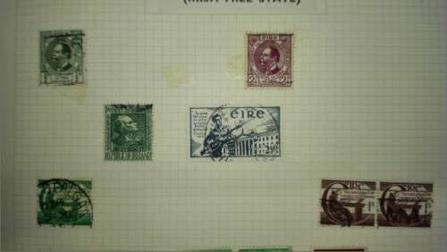 Page with part sets Used Eire