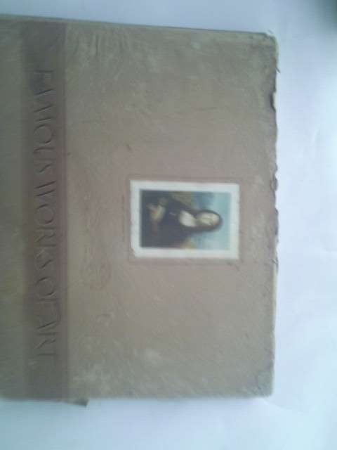 cigarette cards book  famous  works  of  art