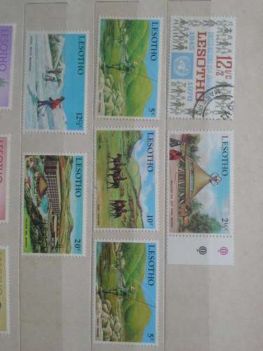 Lesotho mint and used sets