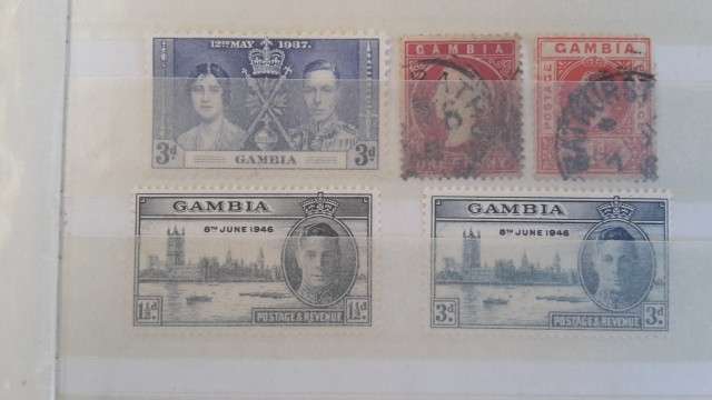 selection  Gambia incl  SG 23a CV 9 GBP