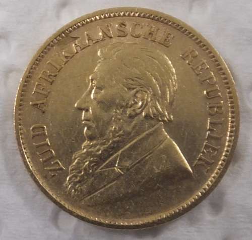 1897 22ct Gold Half Pond - Great detail