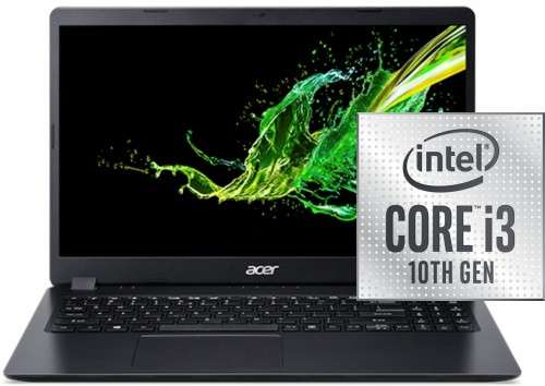10th Gen | Acer Aspire 3 15.6` Laptop | Core i3 1005G1 | 4GB RAM | 512 SSD nvme & 1TB HDD