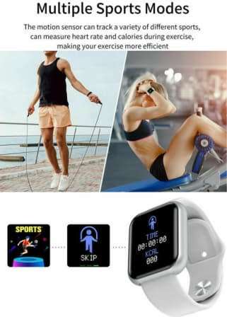 Smart Activity Fitness Tracker Y68 - Black