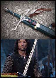 COMBO DEAL! Lord of The Rings: The Fellowship of the Ring, Strider Ranger Sword AND Dagger