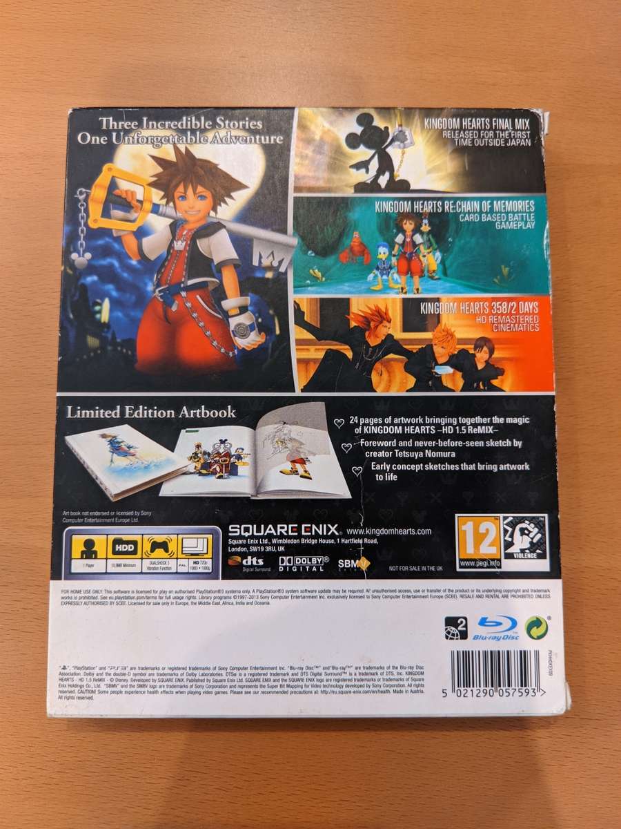 Kingdom Hearts HD 1.5 Remix Limited Edition - PS3