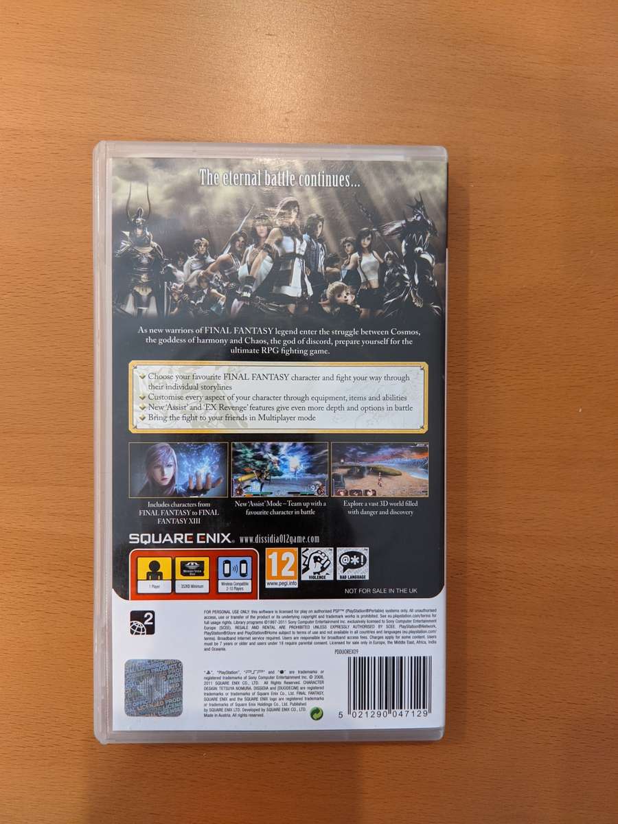 Dissidia Duodecim 012 - PSP