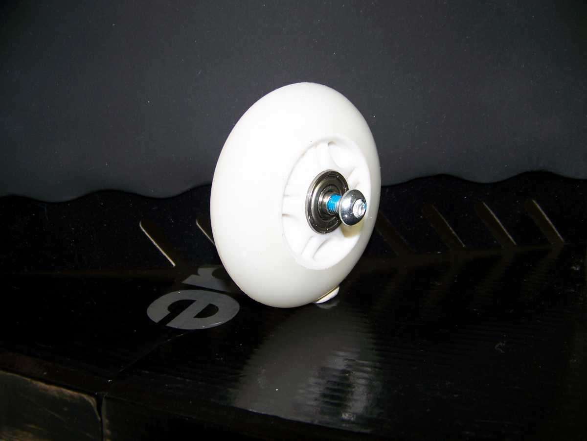 2 Wheel skateboard wheels.