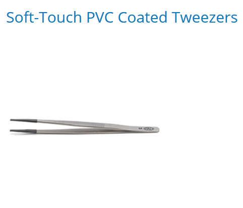 Soft-Touch PVC Coated Tweezers