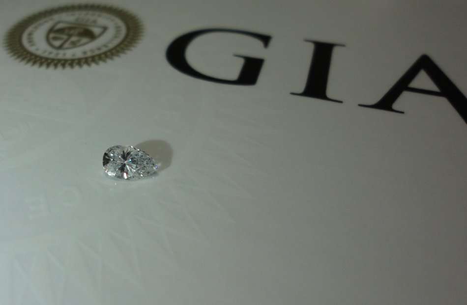0.21 D SI1 GIA Certified Pear Loose Natural Diamond