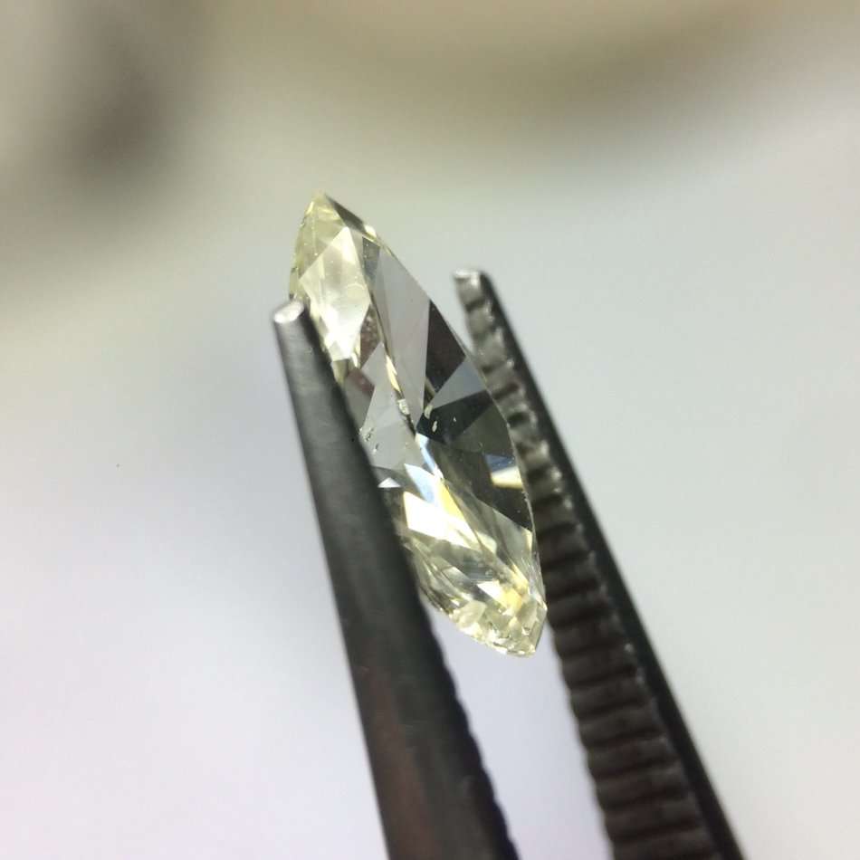 0.53 carat M I1 marquise diamond Gia certified
