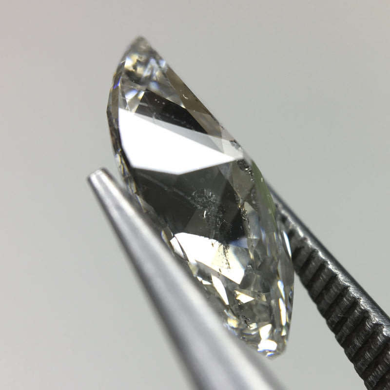 1.00 carat GIA H i2 marquise diamond