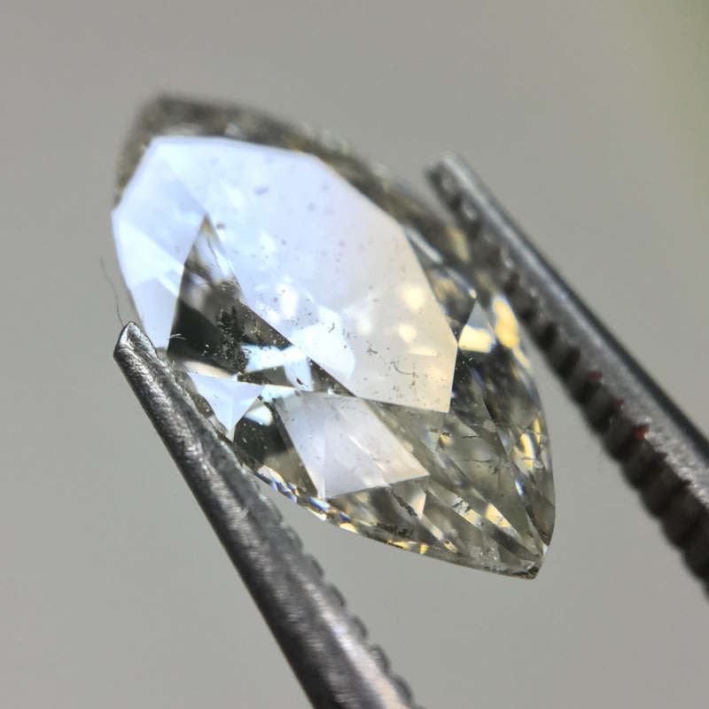 1.00 carat GIA H i2 marquise diamond