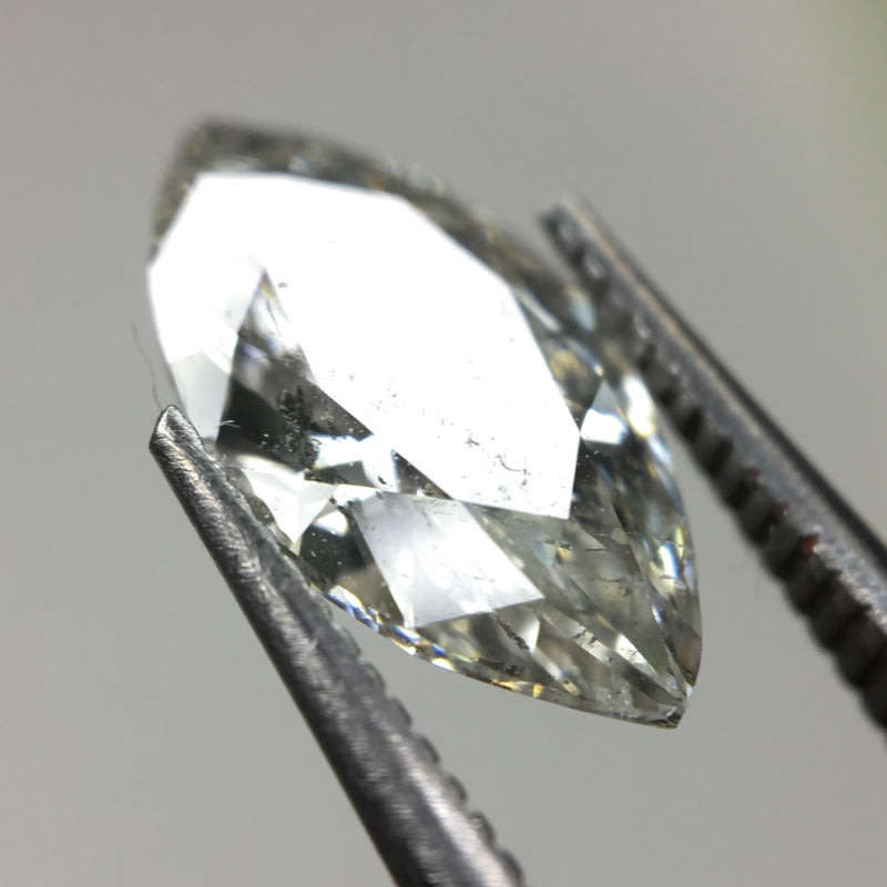 1.00 carat GIA H i2 marquise diamond